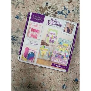 Crafter's Companion Balloon Sentiments Stamp and Die Kit 330+ Pcs CC-KIT19-BAL